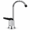 Robinet col de cygne chromé court 7/16" – Pour osmoseur et filtration