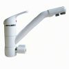 Robinet Dauphin  3 voies Blanc