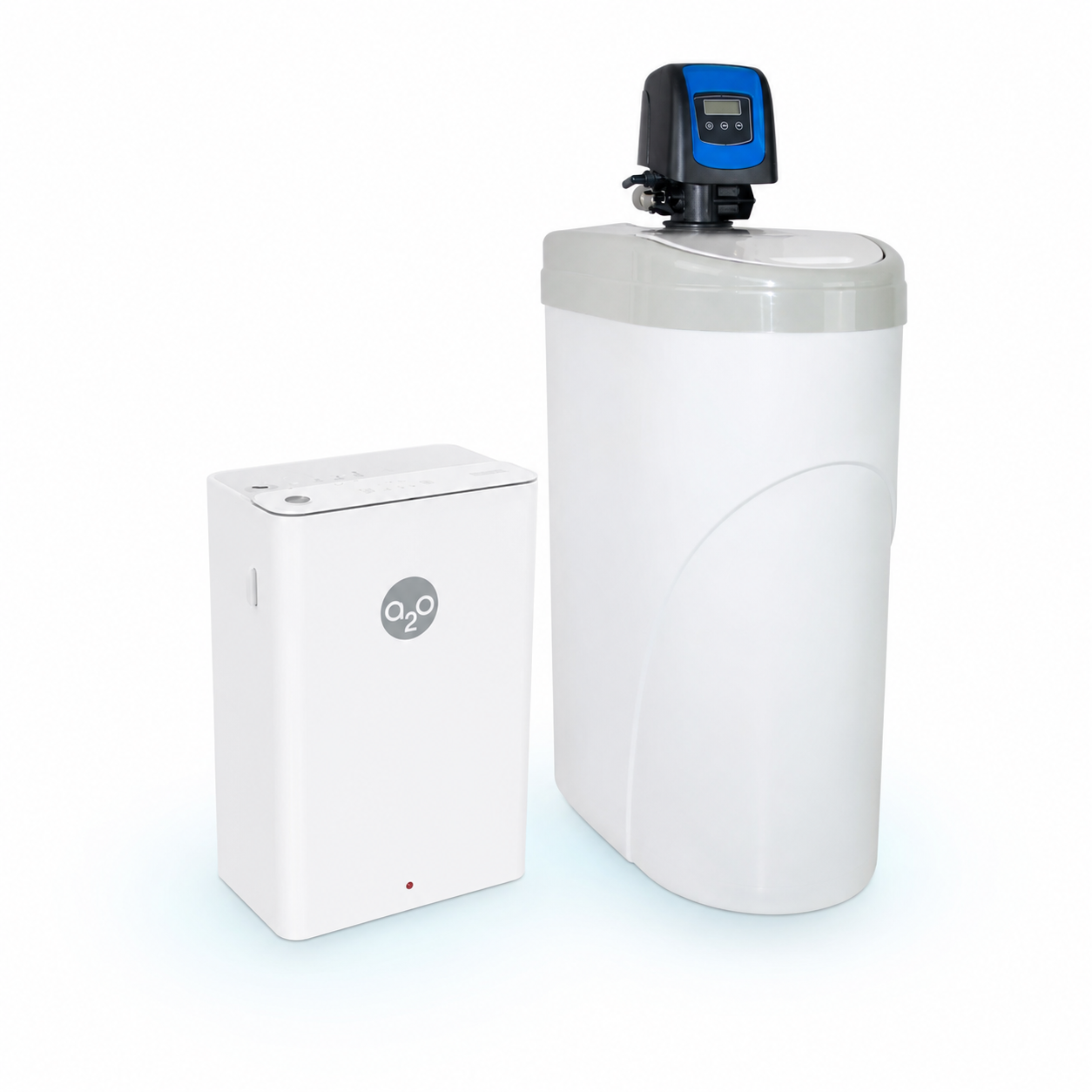 Osmoseur A2O Pure Aquaporin Inside® – Direct Flow 800 GPD + Adoucisseur HAPY 30L avec vanne Fleck 5800 SXT