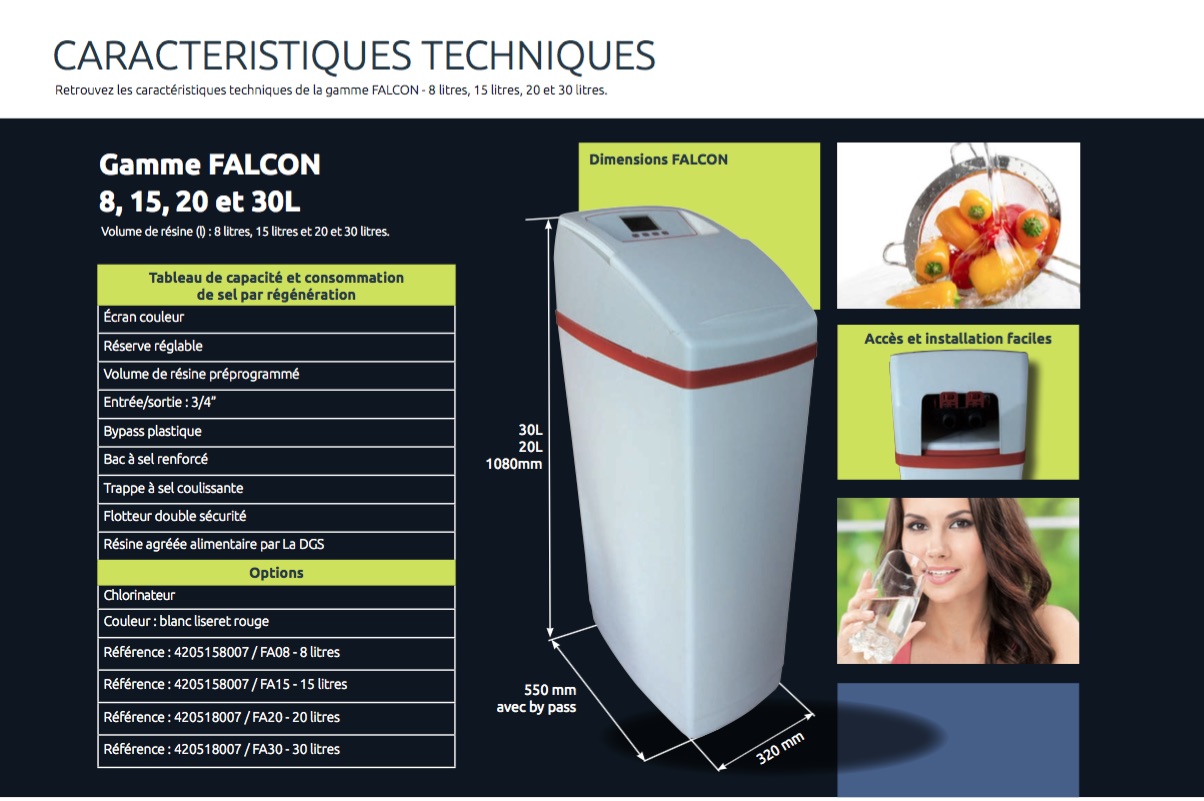 adoucisseur falcon 