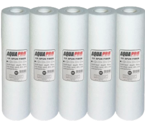 Lot de 5 Cartouches Anti-Sédiments – 5 Microns – Filtration Eau – Aquapro