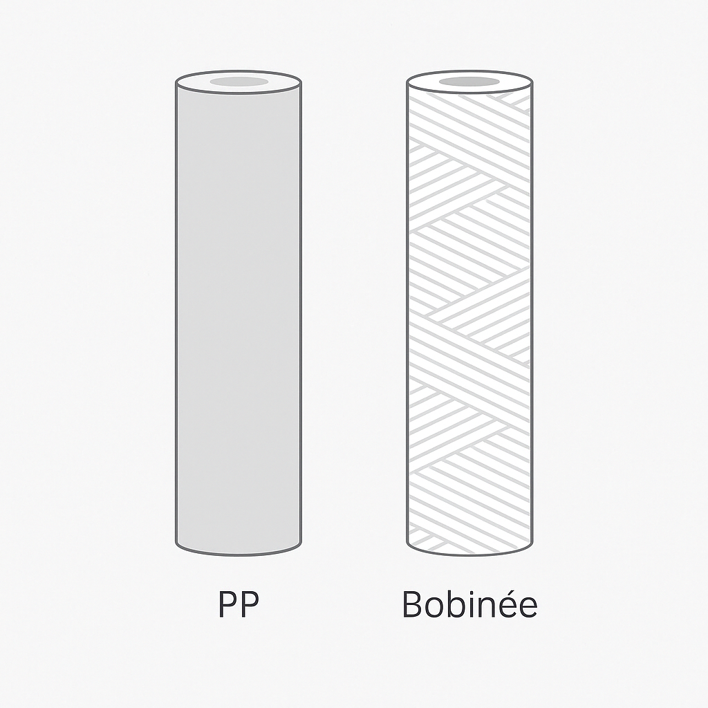 CARTOUCHE PROPYLÈNE ET BOBINÉE LAINE 10 POUCES
