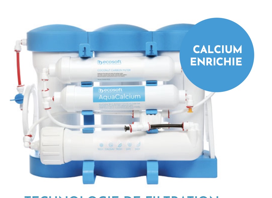 Osmoseur ECOSOFT P’URE AquaCalcium – 5 étapes – Minéralisation Calcium