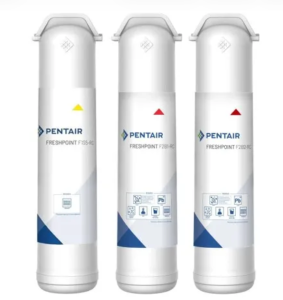 Lot de 3 cartouches Pentair FreshPoint F3000-B2B F3000-B2M pour filtre sous &eacute;vier