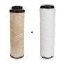 3 Cartouches SWC AQUAPRO-10-934-PF - Bobinée 10µm + Charbon - 9''3/4 compatible laugil