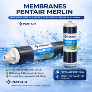 Membrane Pentair Merlin – Membranes osmoseur production directe