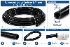 Tubing en polyéthylène 1/4" noir (10 mètres)