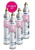 Kit de démarrage 4 bouteilles CO2 Ecosoft SPARK – 4 × 425 g