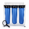 Porte-filtre Trio Big Blue 20 pouces | Station de filtration grand débit
