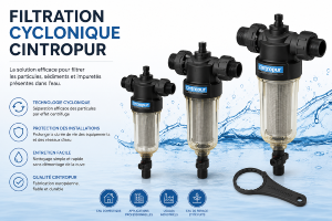 Filtration cyclonique Cintropur | Filtre eau à tamis haute capacité