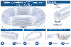 Tubing polyéthylène 1/2'' Transparent (longueur 5 mètres)