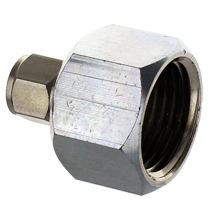 Connecteur chromé femelle 1/2" - 1/4" push-fit (Réf. PR-CN-F12