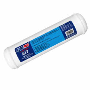 Cartouche en ligne Aquapro AIT-25 – Filtration Tripure (Sédiments + Charbon Actif + Polyphosphate) – 12" × 2,5"