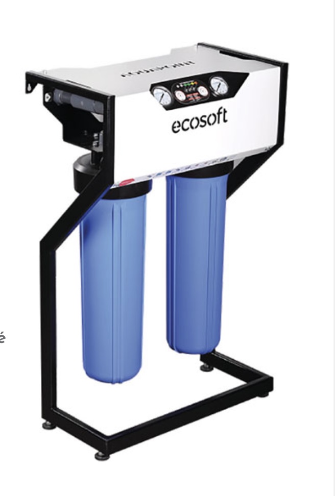 STATION ECOSOFT AQUAPOINT BIG BLUE 20&#8243; – SUR CHÂSSIS AVEC MANOMÈTRES