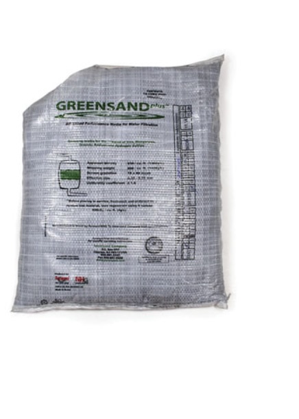 Green Sand Plus – Média filtrant pour déferrisation, démanganisation et désulfuration – Sac 14,2