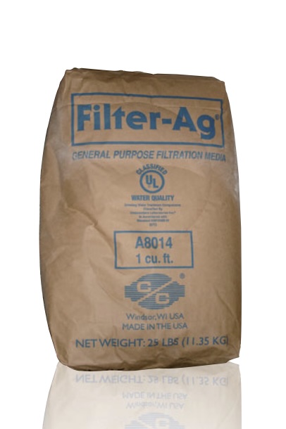 Sable Filter-Ag Plus – Média Filtrant Naturel – 28,3 L / 11,3 kg