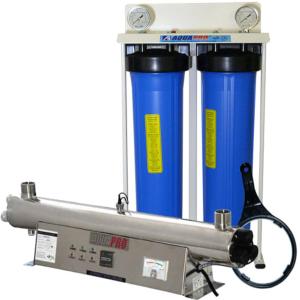 Station Big Duo 20 pouces avec st&eacute;rilisateur UV 36 GPM