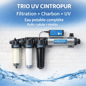 Trio UV Cintropur | Filtration + Charbon actif + UV | Selfwater