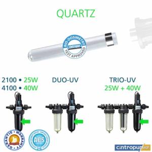 Tube Quartz de stérilisateur UV 2100 et UV 4100 CINTROPUR