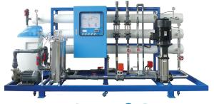 Osmoseur PR-ARO-10000LPH-A1 – 397&#8239;000 L/jour – 9 Membranes – Grundfos 15 CV – PLC – CIP – Inox
