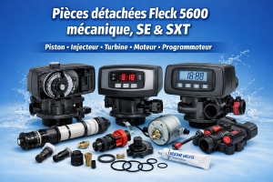 Pièces détachées Fleck 5600 mécanique, SE & SXT