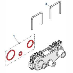 Kit Autotrol 3031825, joint torique, collecteur