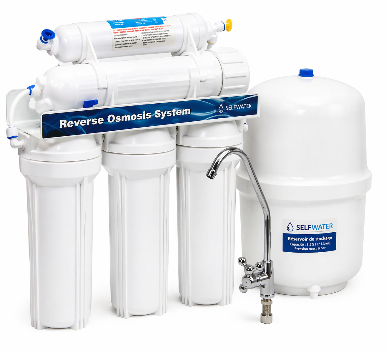 Osmoseur 5 étapes 190 L/jour – Eau pure – Installation sous évier