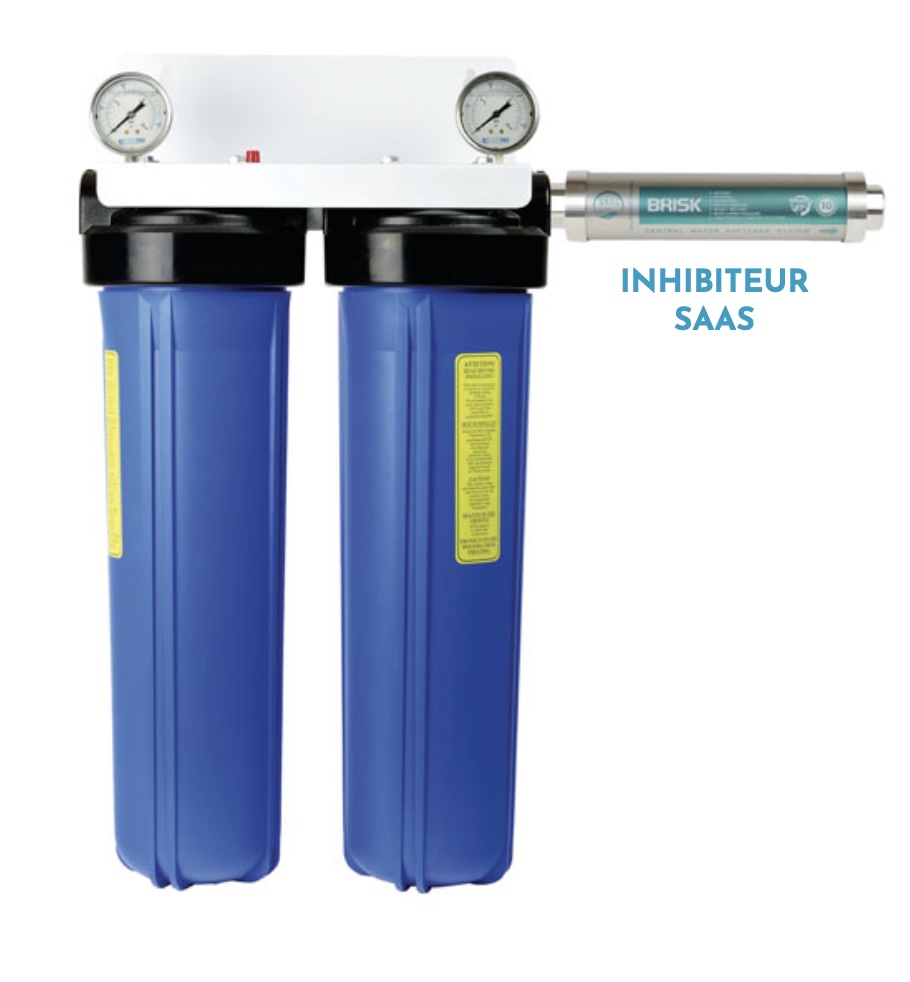 YDROKALK SAAS 20’’ KDF – Filtration Big Blue + Inhibiteur anti-calcaire sans sel