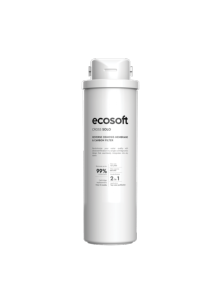 Filtre 2-en-1 Ecosoft CROSS Solo – Membrane 500 GPD et charbon actif