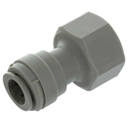 Union femelle 3/8&#8243; fileté – Tube 3/8&#8243; push&#8209;fit | Réf. AFAB0606