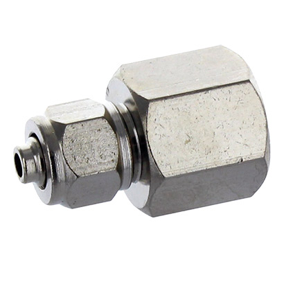 Connecteur nipple chromé 1/4" mâle - 1/4" mâle (Réf. PR-CN-F14)